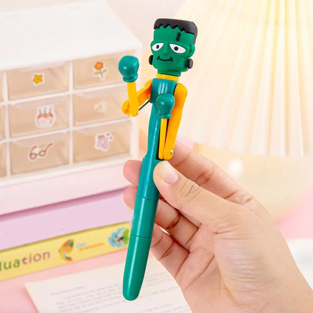 Signature Interactive Boxing Pen Boring Writing Fun Mechanism Fist Pen 1.0mm Press Ballpoint Pen Boxing Fighting Pen Stationery