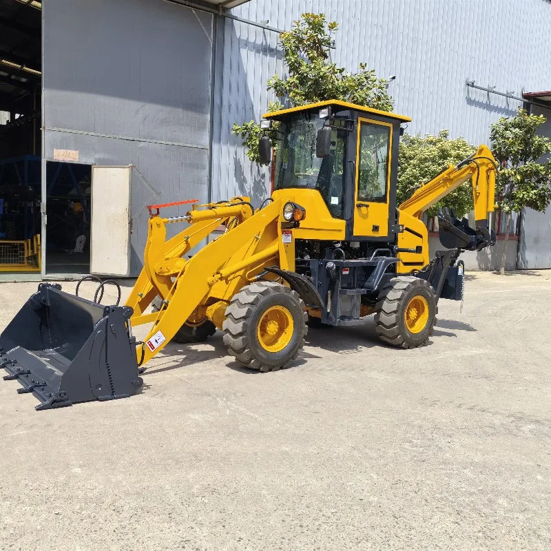 Brand-New Diesel Two-End Busy Loader Multi-Functional Agricultural Backhoe With Cab Direct Factory Sale