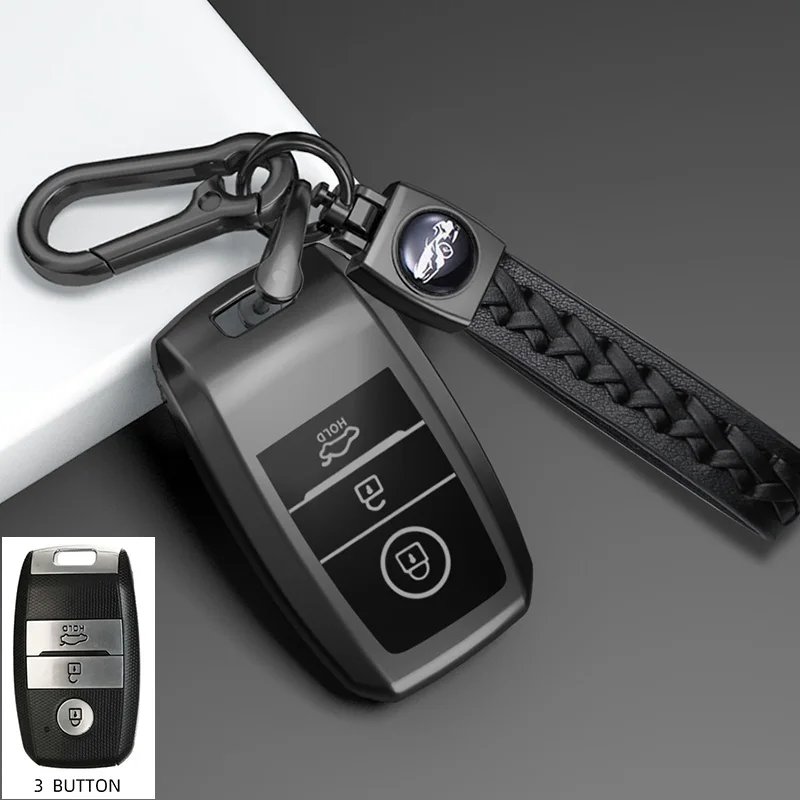 3/4 Buttons TPU Shell For KIA Rio Rio5 Sportage Ceed Cerato K3 KX3 K4 K5 Sorento Optima Picanto Car Remote Smart Key Case Cover