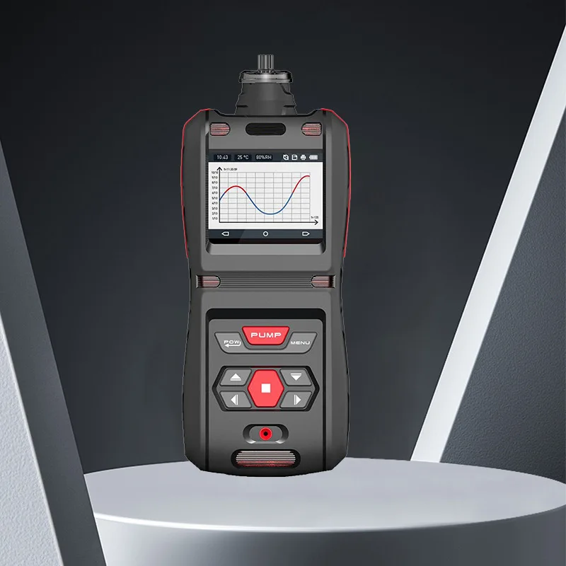 Detector de gás 4 em 1, alarme portátil inteligente, bomba de sucção, à prova de explosão, concentração de hidrogênio, wi-fi