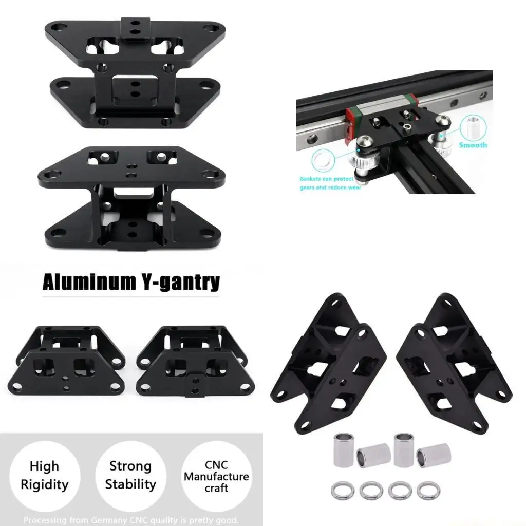 2Pcs High-Precision VzBoT Aluminum Y Gantry For Ultra-High-Speed 3D Printer