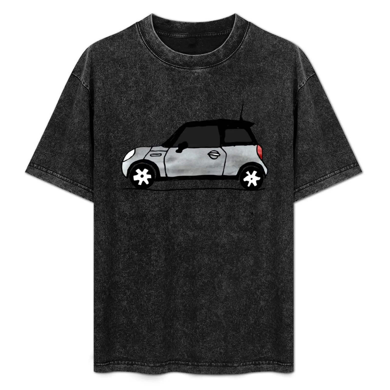 

MINI 2-Door Hardtop - White Silver T-Shirt Fitness Quick Dry Short Sleeve Top