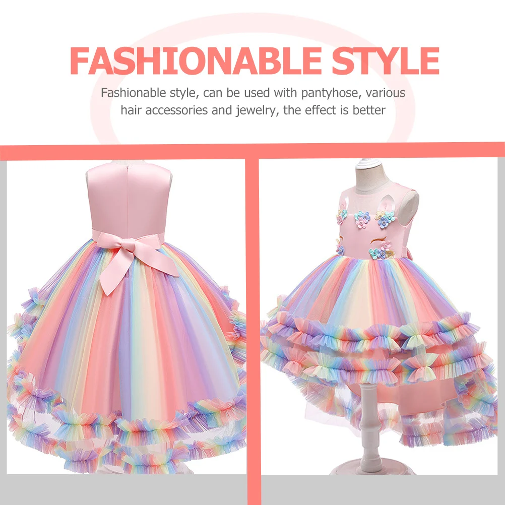 1Pcs Princess Dress Creative Stylish Girl Party Cosplay Skirt Kids Ballet Tutu Skirt Children Birthday Wedding