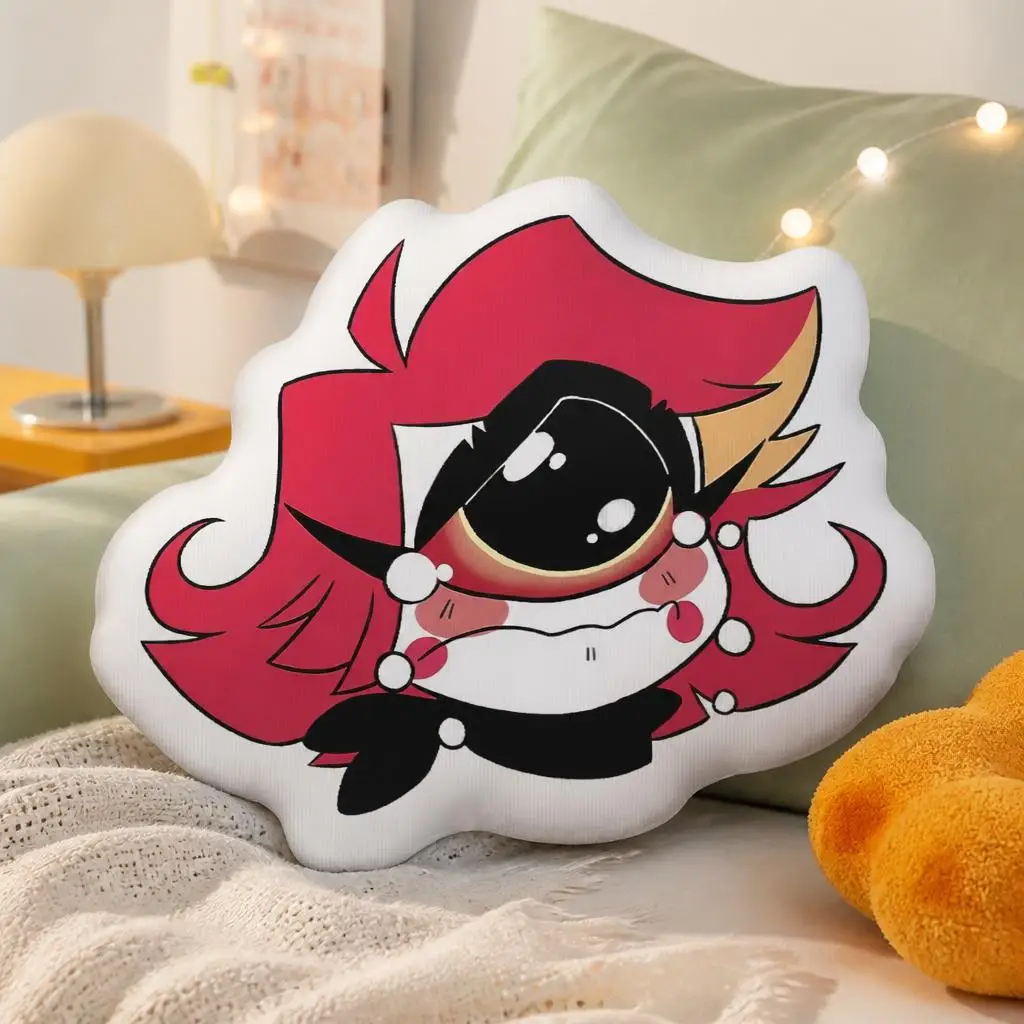 Hazbins Hotels Niffty Crying Plush Pillow Cushion Irregular Stuffed Throw Pillow Home Decor Gift Sofa Bed Couch