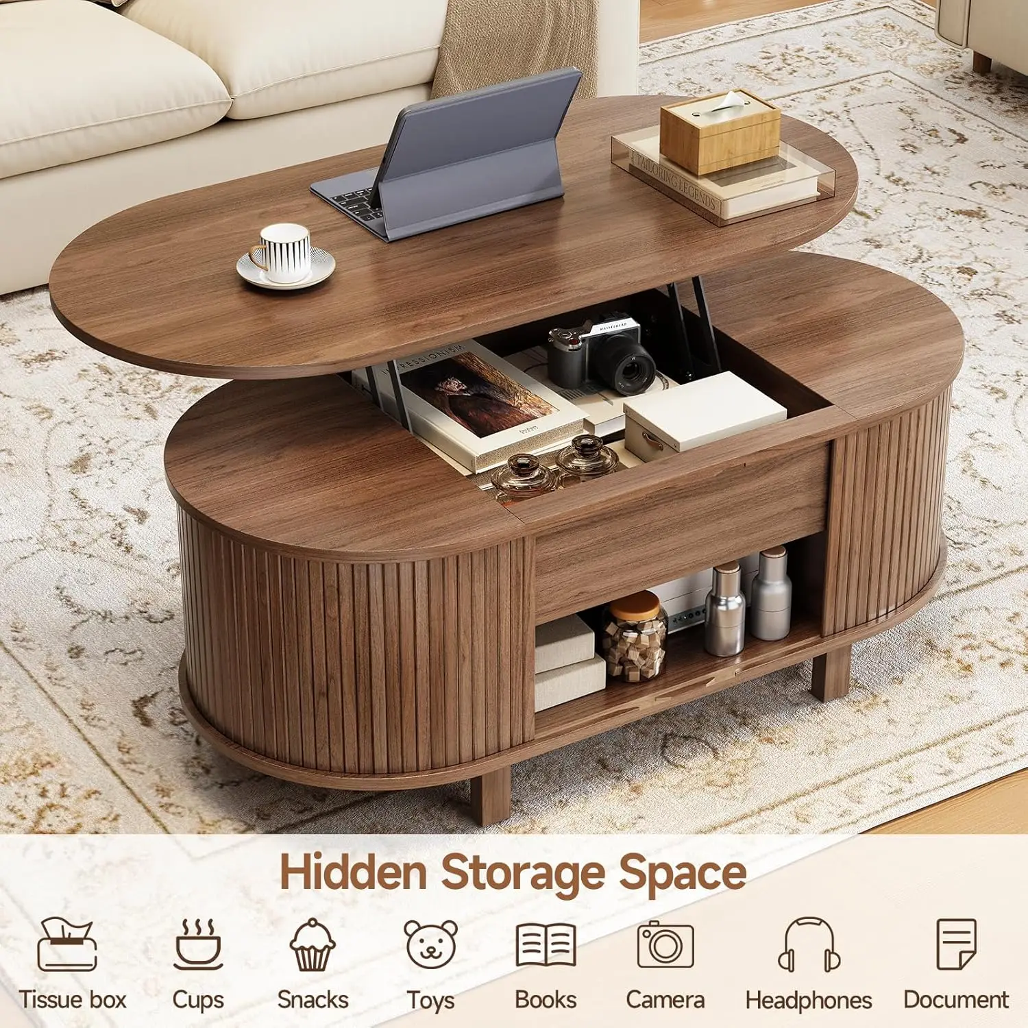 Thumbnail 3 - #8 Latest Lift Top Coffee Tables Offers