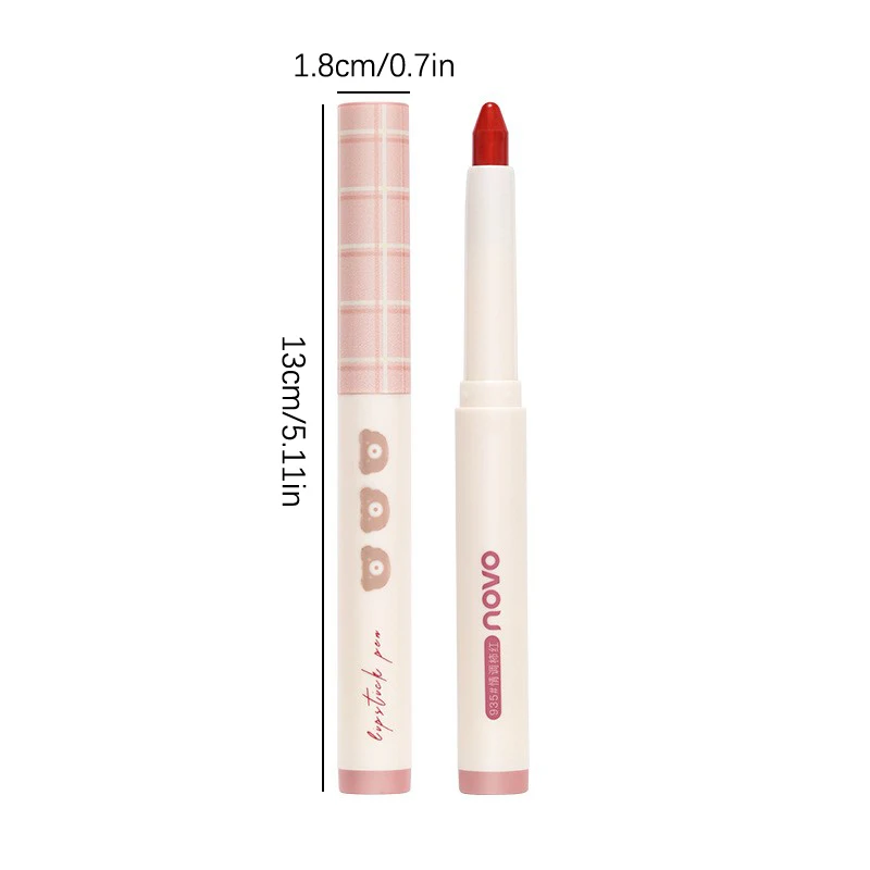 Matte Lip Liner Pencil Lip Outline Contouring Lasting Waterproof Lipstick Crayon Pigments Moisturizing Lip Balm