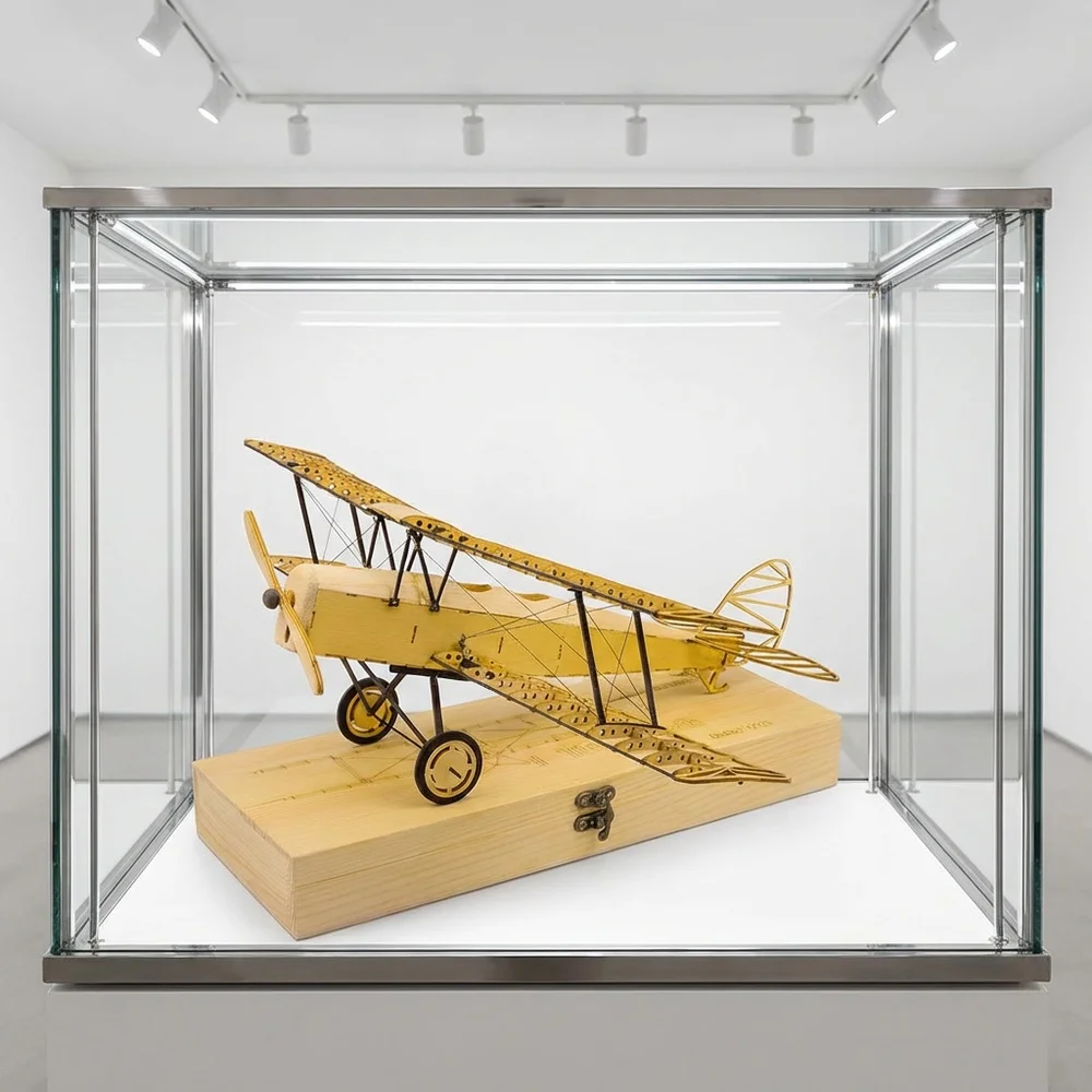 Tiger Moth 400mm 1:15 Scale Static Balsa Wood Model Kit | DIY Aircraft Display No Electronics Craft