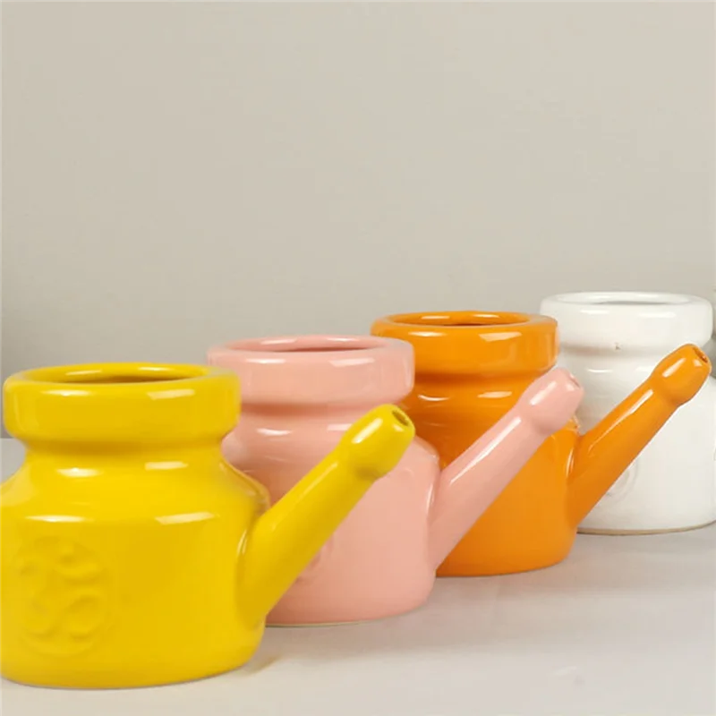 AA20-350Ml  Neti Pot Nose Cleaning Pot Durable Leakproof Spout Pot For Nasal Rinsing Nose Washing Men Women
