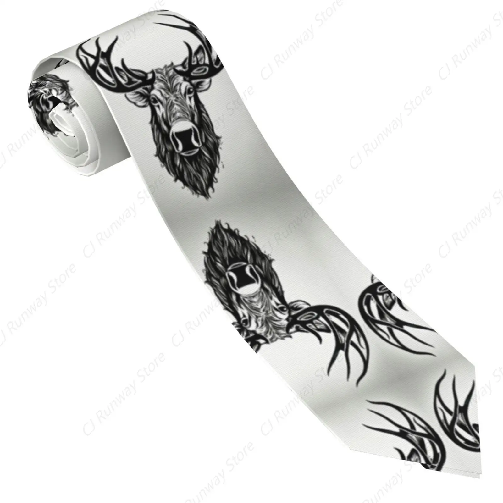 Deer Print Men'S Tie Great Weddings, Groom, Groomsmen, Missions, Dances, Gifts