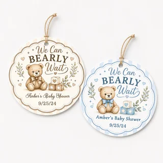 Customized Baptism Tags, Includes 10m Strings, Baptism Labels, Holiday Gift Tags, Birthday Tags/Party Tags, Custom Sweet and Happy Birthday Tags, Suitable for Birthdays, Baptism Parties, Name Tags, Party Decoration Supplies, Price Tags, Suitable for Stores, Gift Packaging, Gifts for Daughters and Sons