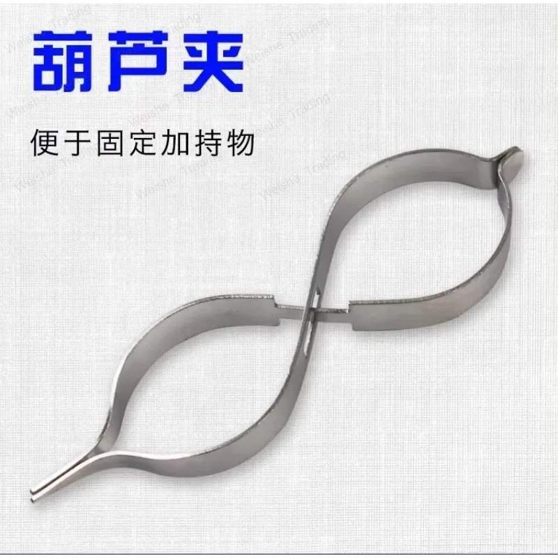 Stainless steel 8-character clip,  rebound , welding tile clip, no welding, thickened metalworking, gold jewelry