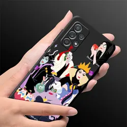 Case for Samsung Galaxy A54 A52 A14 A53 A12 A13 A50 A23 A71 A34 A51 A33 A21s A70 A32 Silicone TPU Phone Cover Disney Evil Queen