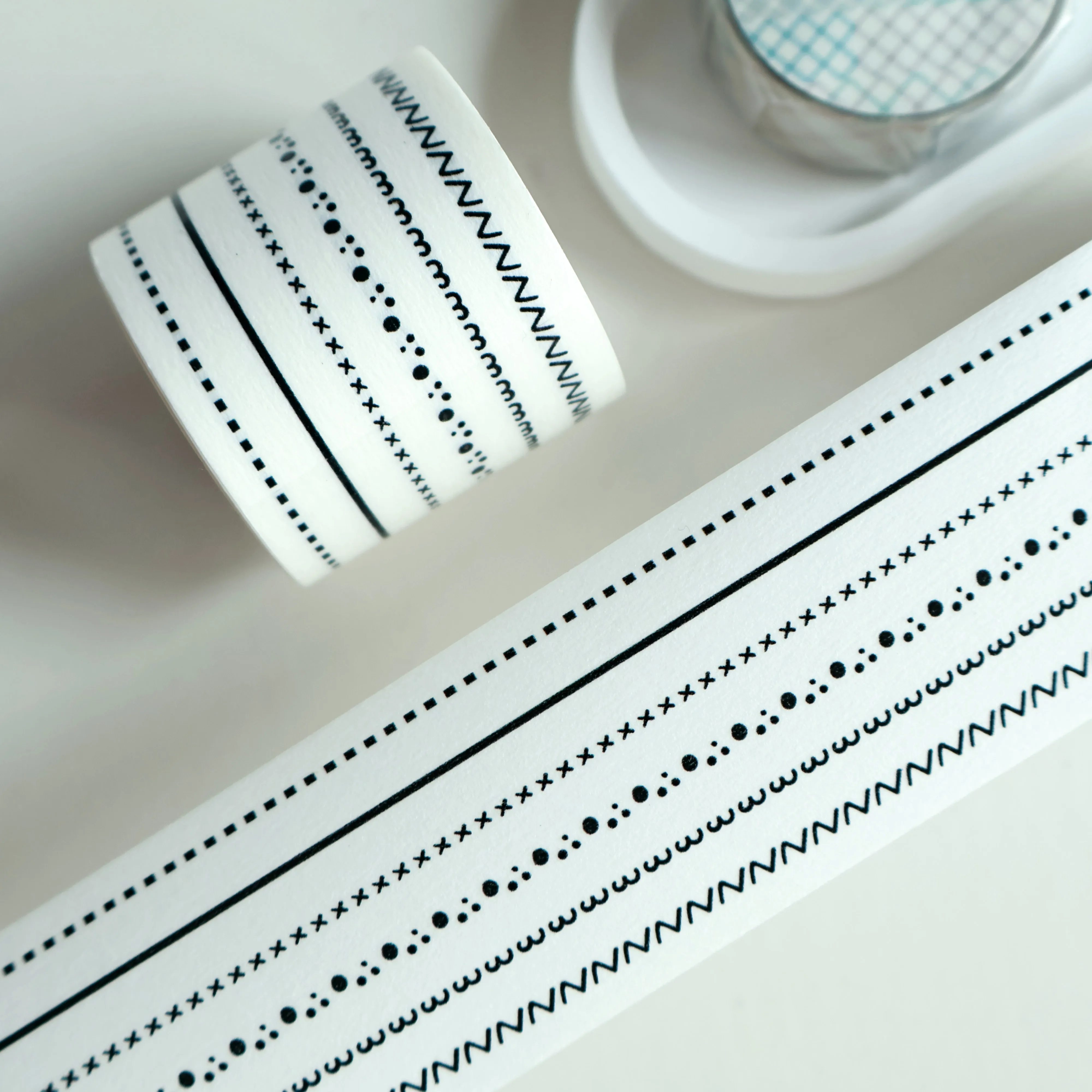 

Журнальный планировщик на соле, базовая линия [точка и линия], наклейка на ленту васи