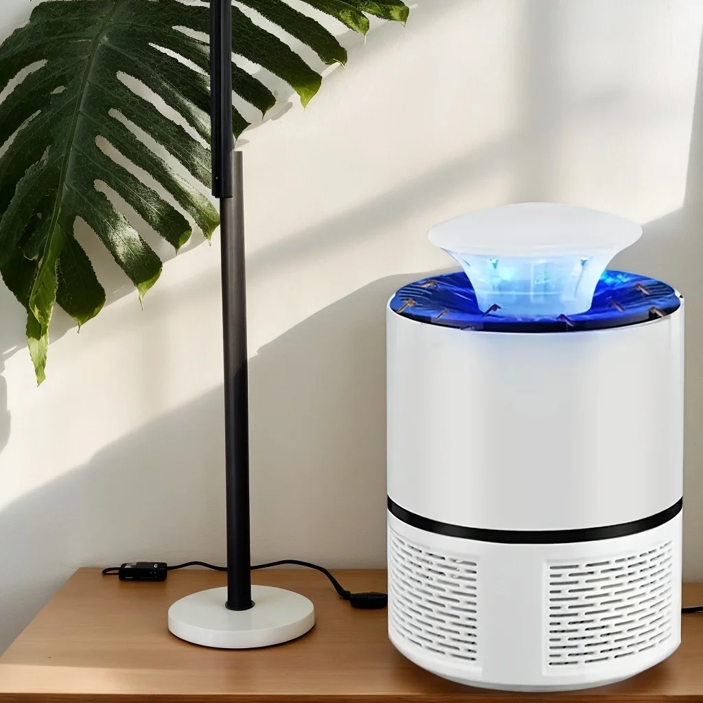 Fotocatalisador Lámpara para matar mosquitos - Asesino de Mozzie tipo succión para el hogar con luz silenciosa para trampa de insectos