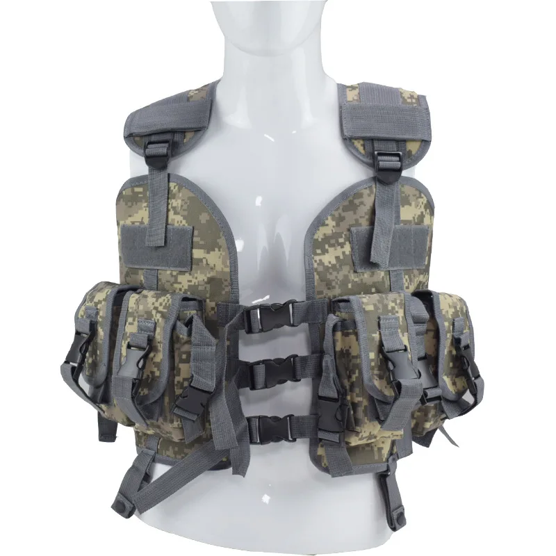 Seal Water Proof Tactical Belly Pockets Vest Multi-functional Special Forces CS Military Fan Protection Equipment Tactical Vest