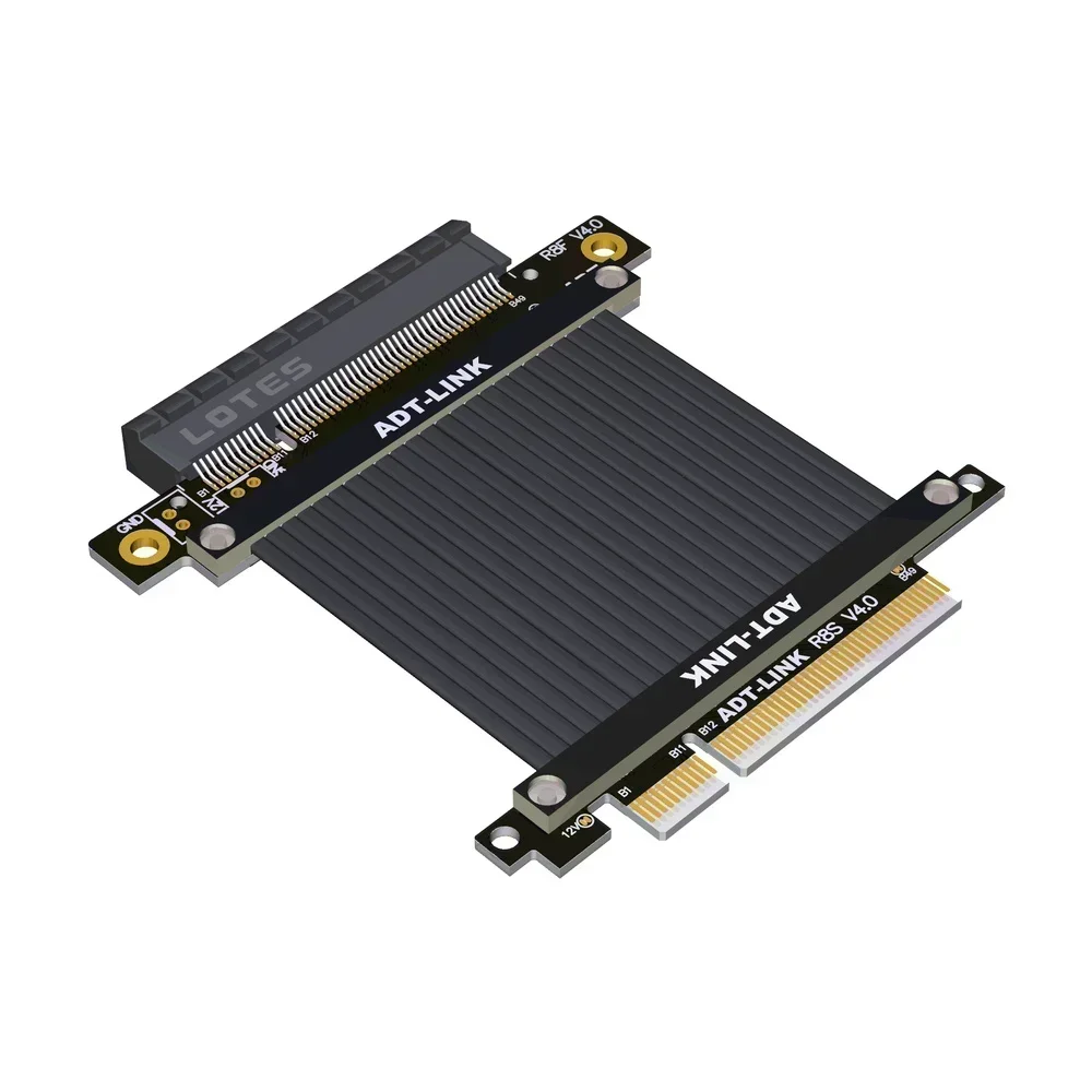 

Кабель-удлинитель/адаптер PCIE 4.0 X8 на X8 для подключения проводных и беспроводных сетевых карт, карт захвата, USB-карт, райзеров PCIE 4.0