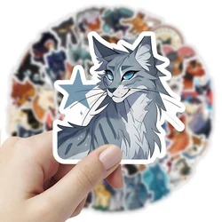 10/30/50PCS Cartoon Warriors Cats Cute Cool Sticker Graffiti DIY Book Car Laptop Motorcycle Phone Waterproof Decal Kids Toy