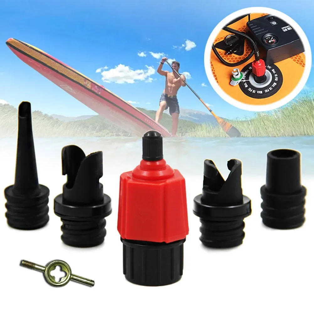 

Air Pump Converter Multifunctional Pump Valve Adapter Solid Structure for Inflatable Boat Bed for Stand Up Paddle Board