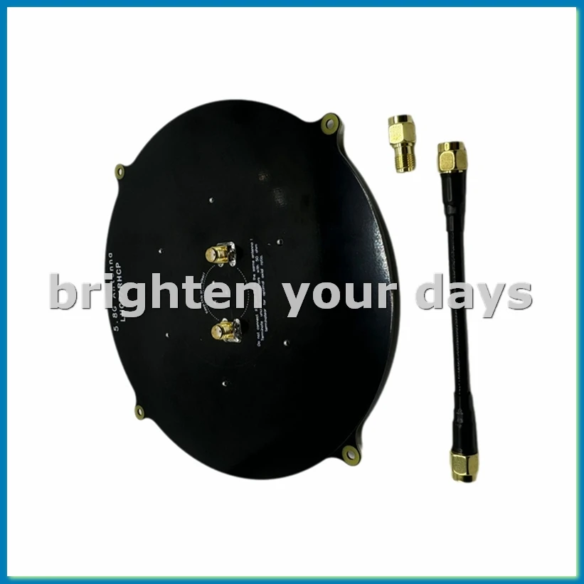 5.8GHz Triple Feed Patch Antenna 14dBi High Gain Directional LHCP RHCP FPV Antenna for FPV Drone RC Quadcopter-A25R