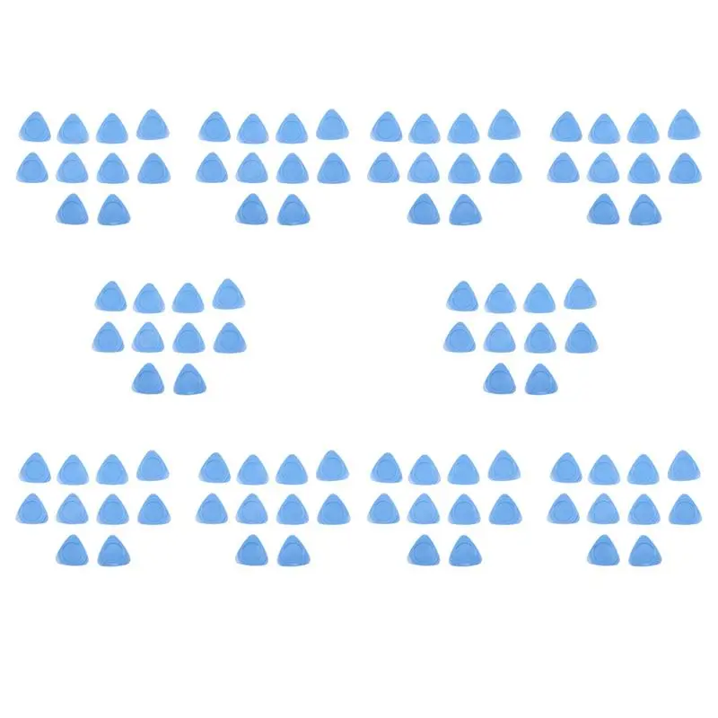 FFYY-100 Pcs Opening Pry Tool For Cell Phone Mobile Phone Screen Case LCD Laptop Repair /Guitar Pick Light Blue