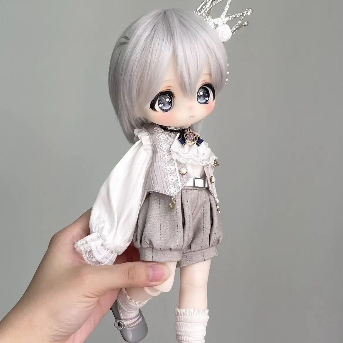 Conjunto de Ropa para Muñeca de 30 cm, Traje de Príncipe Elegante para Muñeca BJD, Accesorios de Juego para Casa de Muñecas, Sin Muñeca