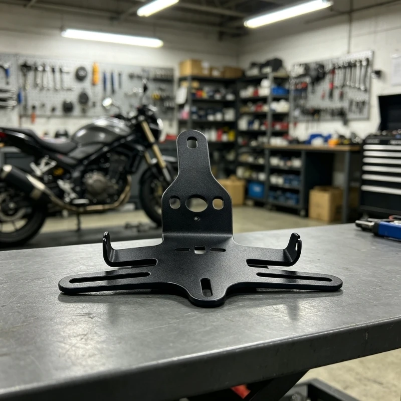 M76E-Heckplattenhalterung für 250SR 450NK-Motorräder mit Schlitzdesign-Kit – Detail 1