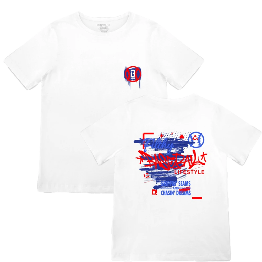 هالوين جديد طفل البيسبول LIFESTVLE 101 الكتابة على الجدران المحملة الخريف/الشتاء MenWomen موضة ملابس رياضية فضفاضة تنفس مريحة #5