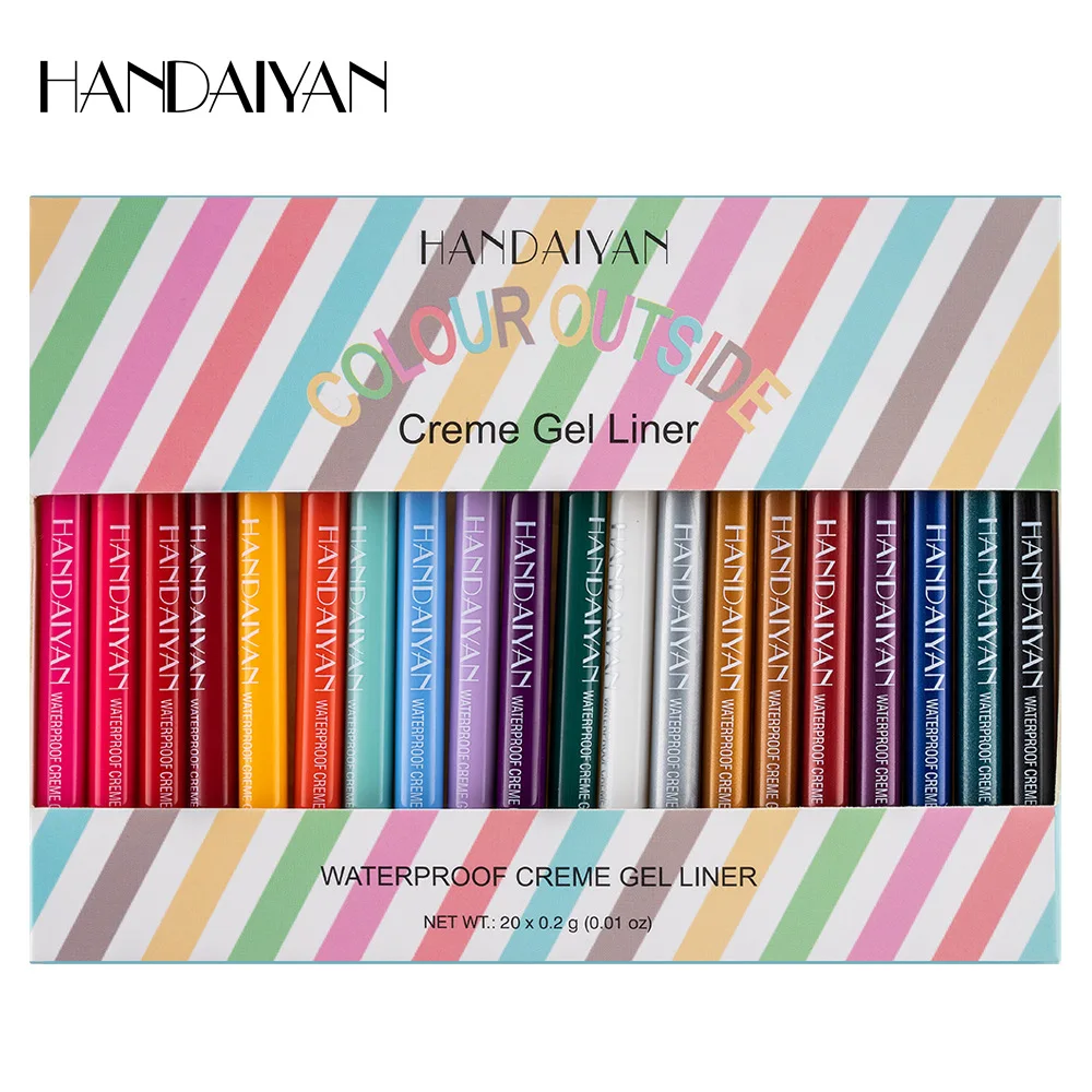 

Premium Waterproof Non Smudge Long Lasting Eyeliner Pencil Kit Starry Colored Galaxy Eye Makeup for Daily Essential