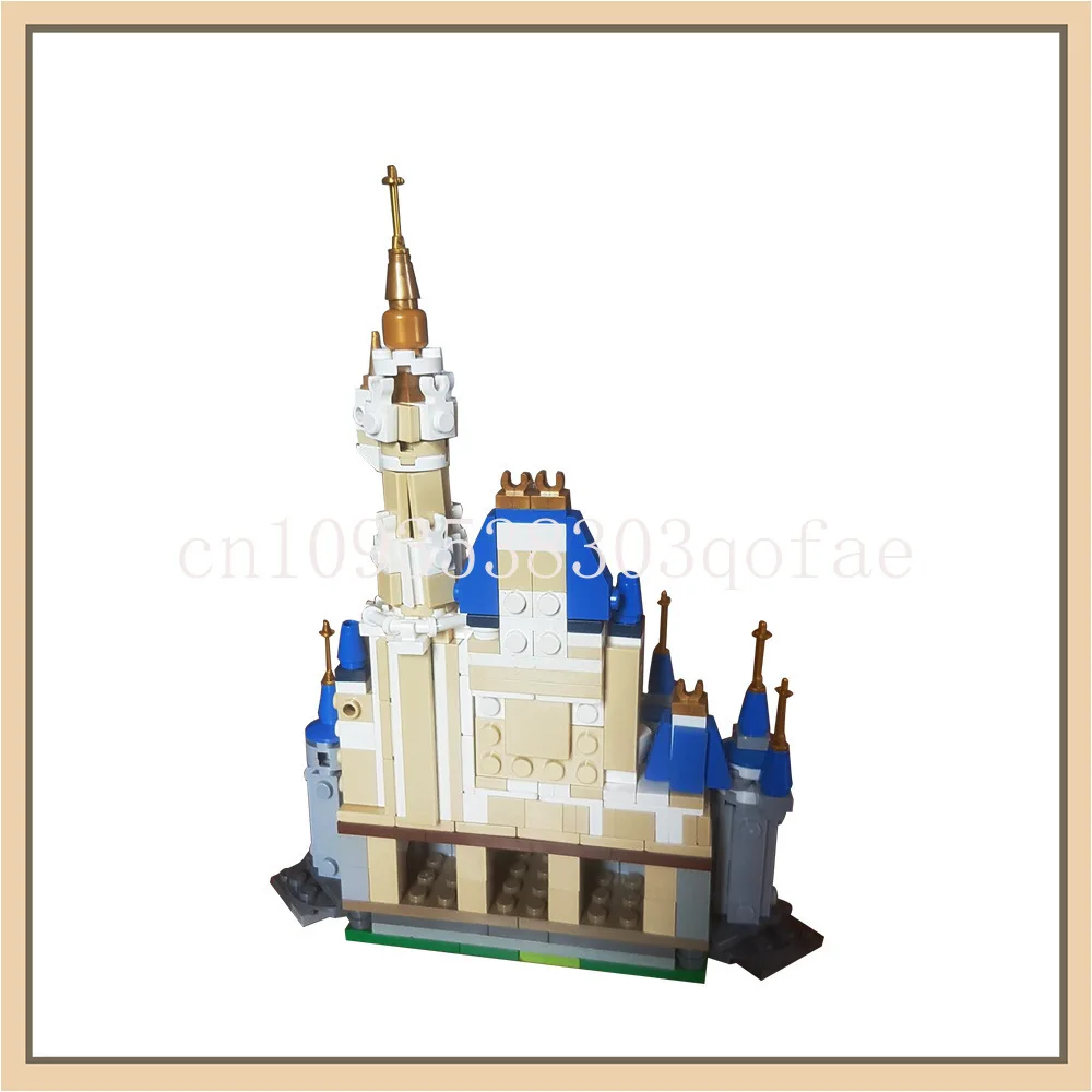 MOC-12492 Building Blocks House Magical Cinderella's Castle Building รุ่นสร้างสรรค์ของขวัญบล็อกตัวต่อ