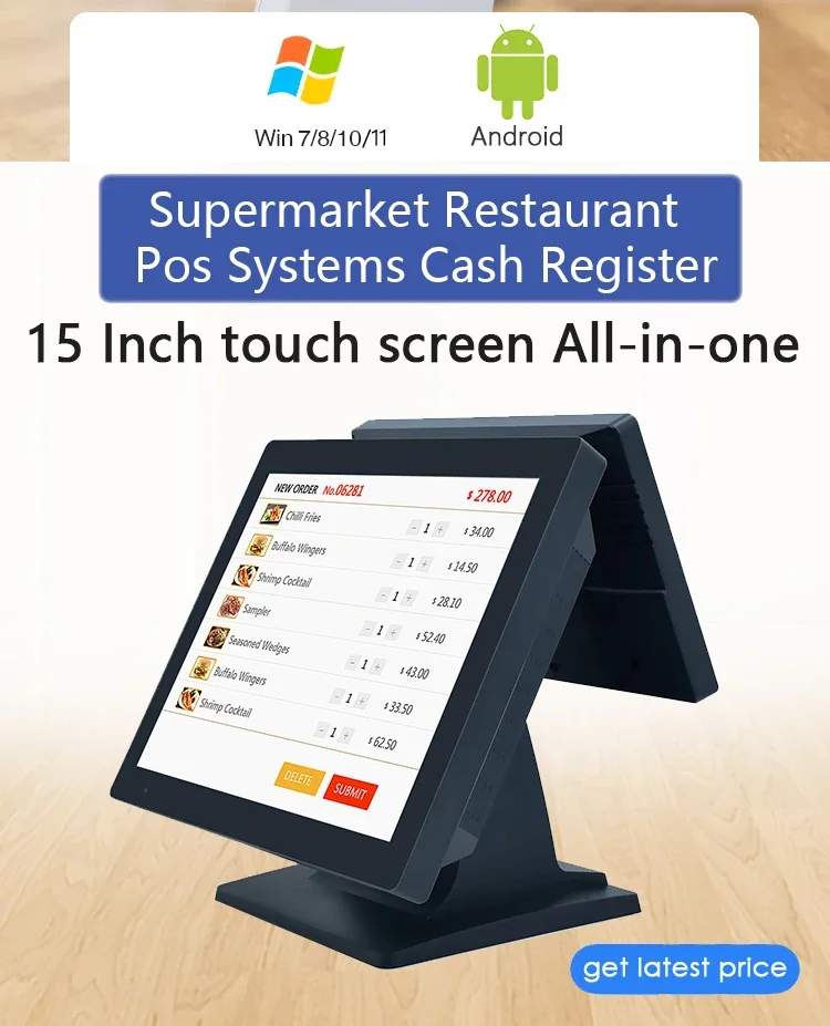Point-of-Sale-System pos Termina Registrier kasse Maschine pos System mit Software