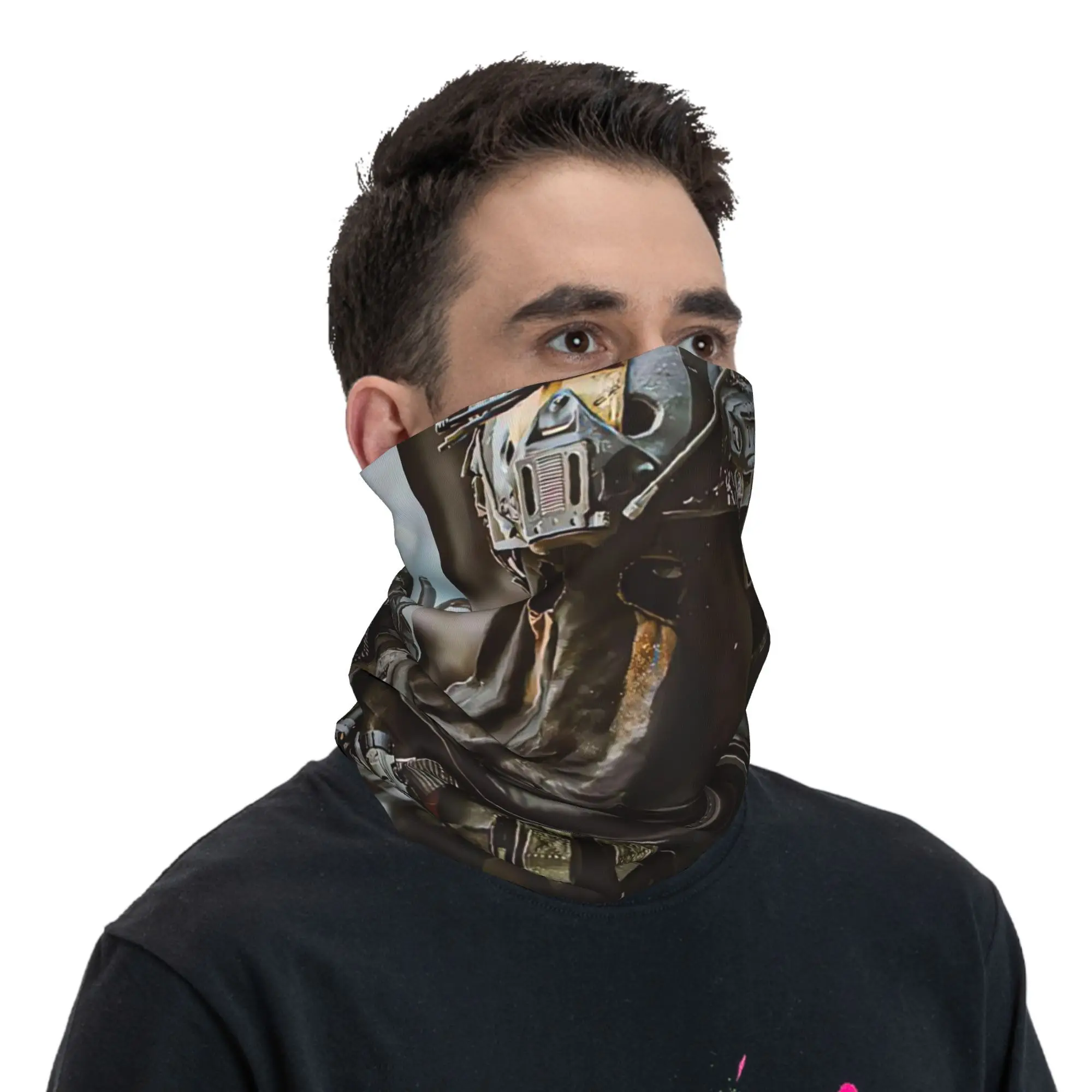 أفضل لعبة نداء الواجب! وشاح قناع مطبوع للرقبة من كونيج باندانا، وشاح متعدد الوظائف لركوب الدراجات والمشي لمسافات طويلة وصيد الأسماك للجنسين والكبار