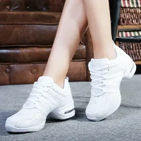Chaussures de danse pour femmes, semelle extérieure souple, baskets de sport Jazz Hip Hop, danse moderne pour dames et filles 6