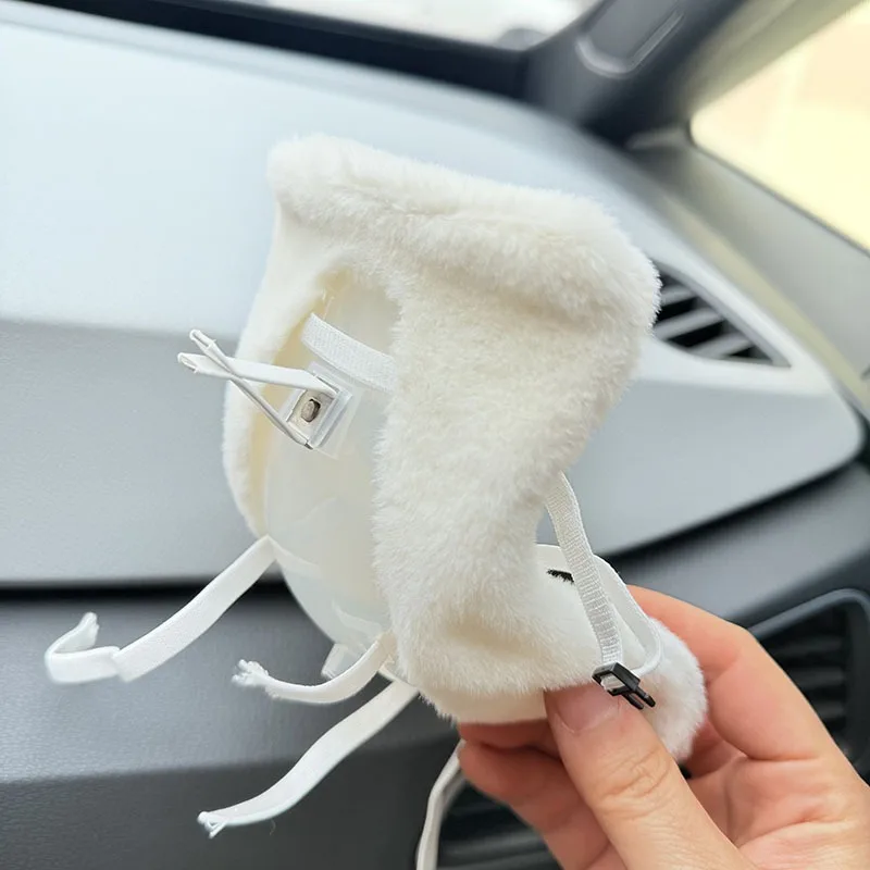 Bambola di peluche in miniatura e carina, comoda e sicura, decorazione per sedile adatta per bambole da 15-17 cm. Un ottimo accessorio o regalo per i fan