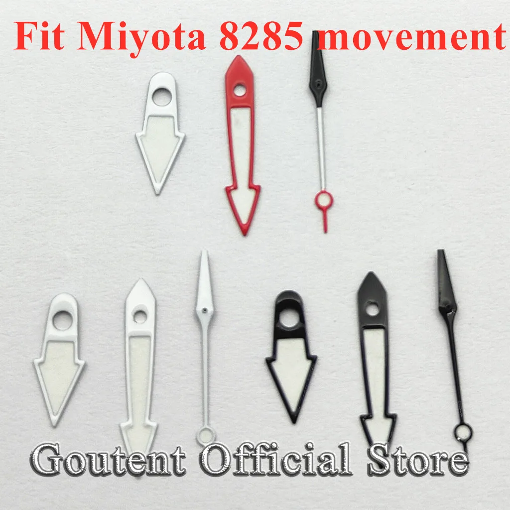 Multi Color Luminous Watch Hands Green Black White Red Fit Miyota 8285 Automatic Movement Watch Mod Replacement Parts