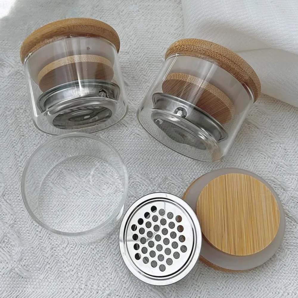 1 conjunto de malha portátil em camadas escovas da arte do prego copo de lavagem tampa de madeira glitter lantejoulas remoção copo escova de unhas limpador dappen prato