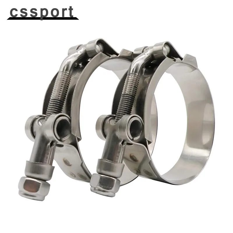 

2/4 шт. 2-дюймовые Т-образные хомуты из силикона и нержавеющей стали для шлангов турбонаддува и интеркулера