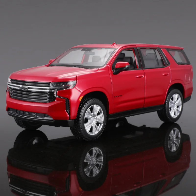 

Maisto New 1:26 Chevrolet Tahoe 2021 SUV Alloy Car Diecasts & Toy Vehicles Car Model Miniature Scale Model Car Toys For Children