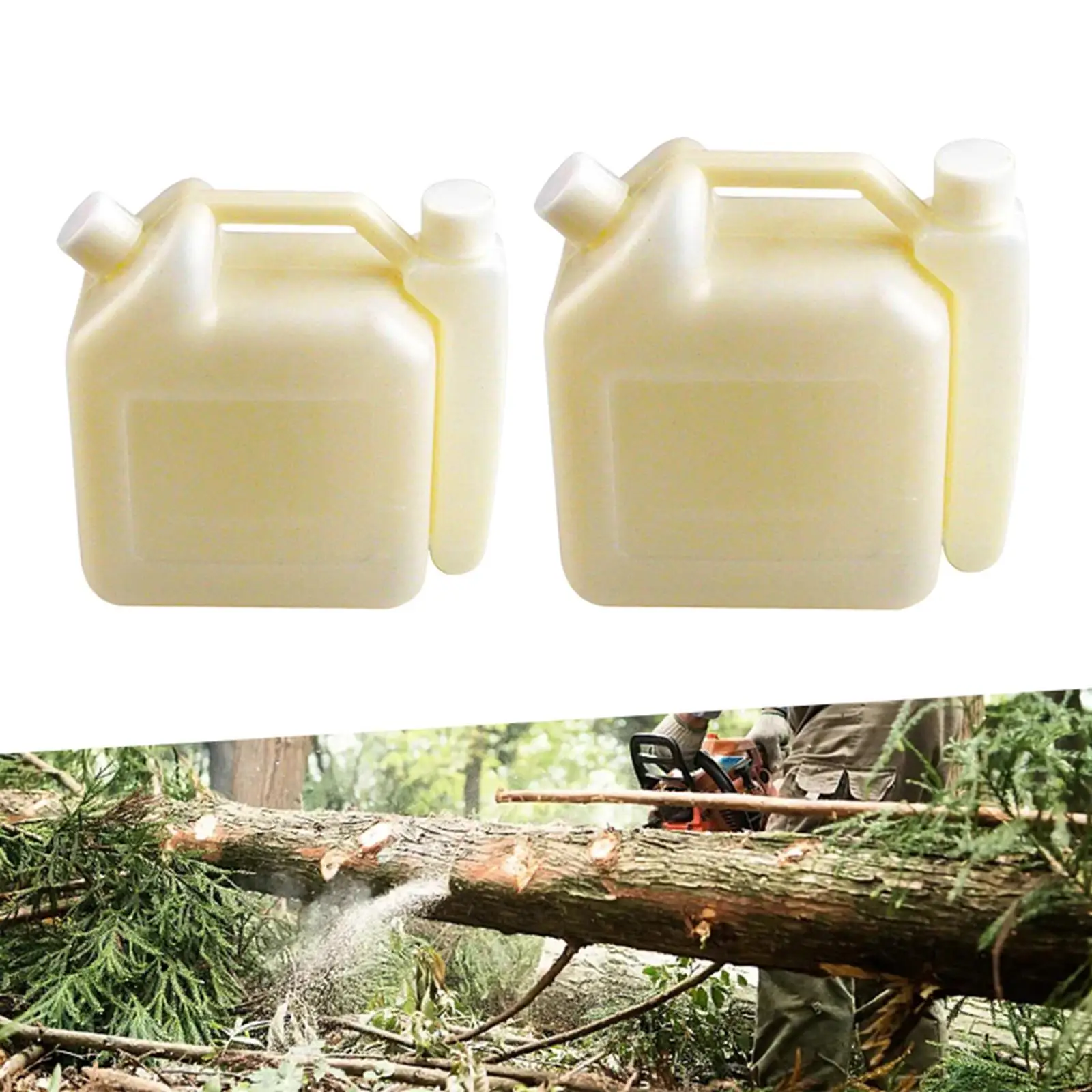 Chainsaws Gasoline Fuel Mixing Bottle 25:1 50:1 Corrosion Resistants Thick Gas Fuel Storage Tank Bottle for Chainsaws Supplies