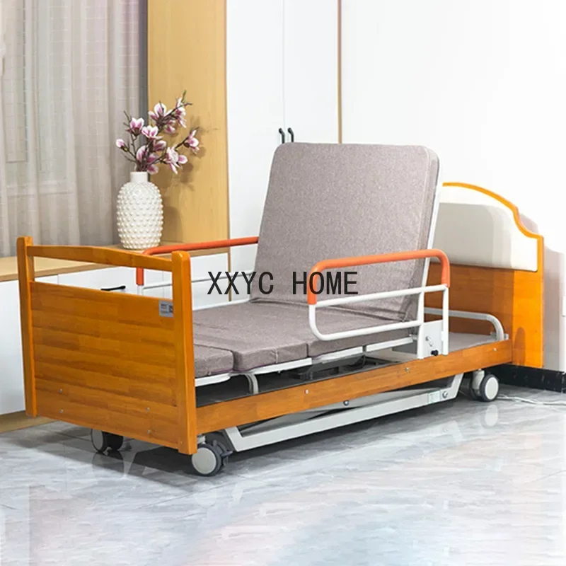 Electric rotary nursing bed home paralysed patients elderly fully automatic back lift leg multi-functional lifting nursing bed