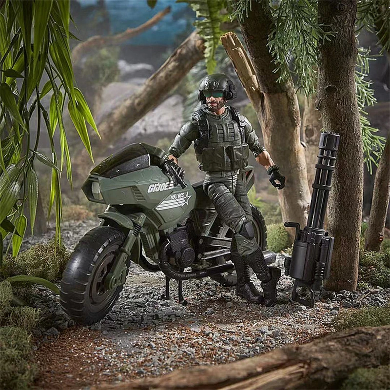 In Spot Hasbro Special Forces Cobra Blake Motorcycle Luxury Set 6-Inch Handheld