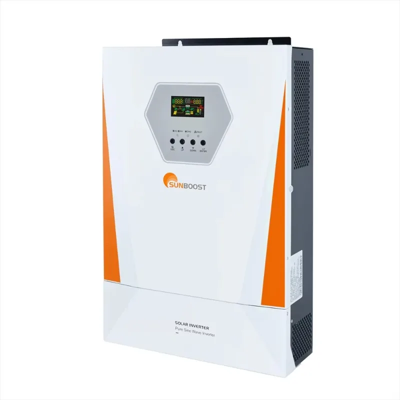 SUNBOOST 6.2kw Hybrid Solar Inverter 6200W/6200va 230V 48V Dc Ac Hybrid Solar Inverter With MPPT Solar Charge Controller