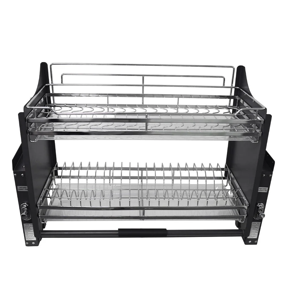 رف أطباق سفلي لتخزين المطبخ، خزانة طويلة، سلة رفع المصعد #1