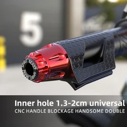 Motorcycle put 1.3-2 CM aperture universal handle plug motor handlebar balance block Motocross anti-fall block For Honda Suzuki