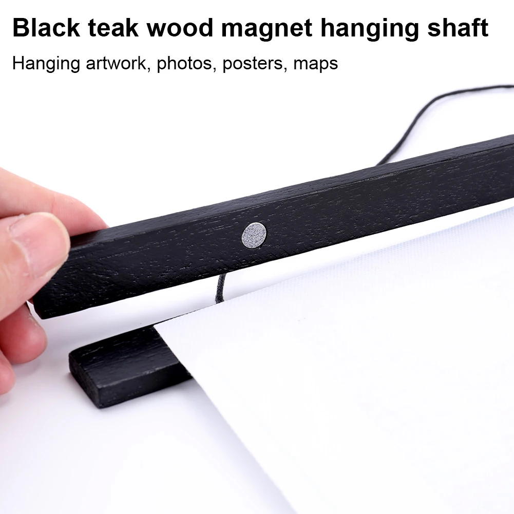 المغناطيسي المشارك شماعات دهان داي إطار الصورة خشب الساج صورة خشبية قماش الفن #2