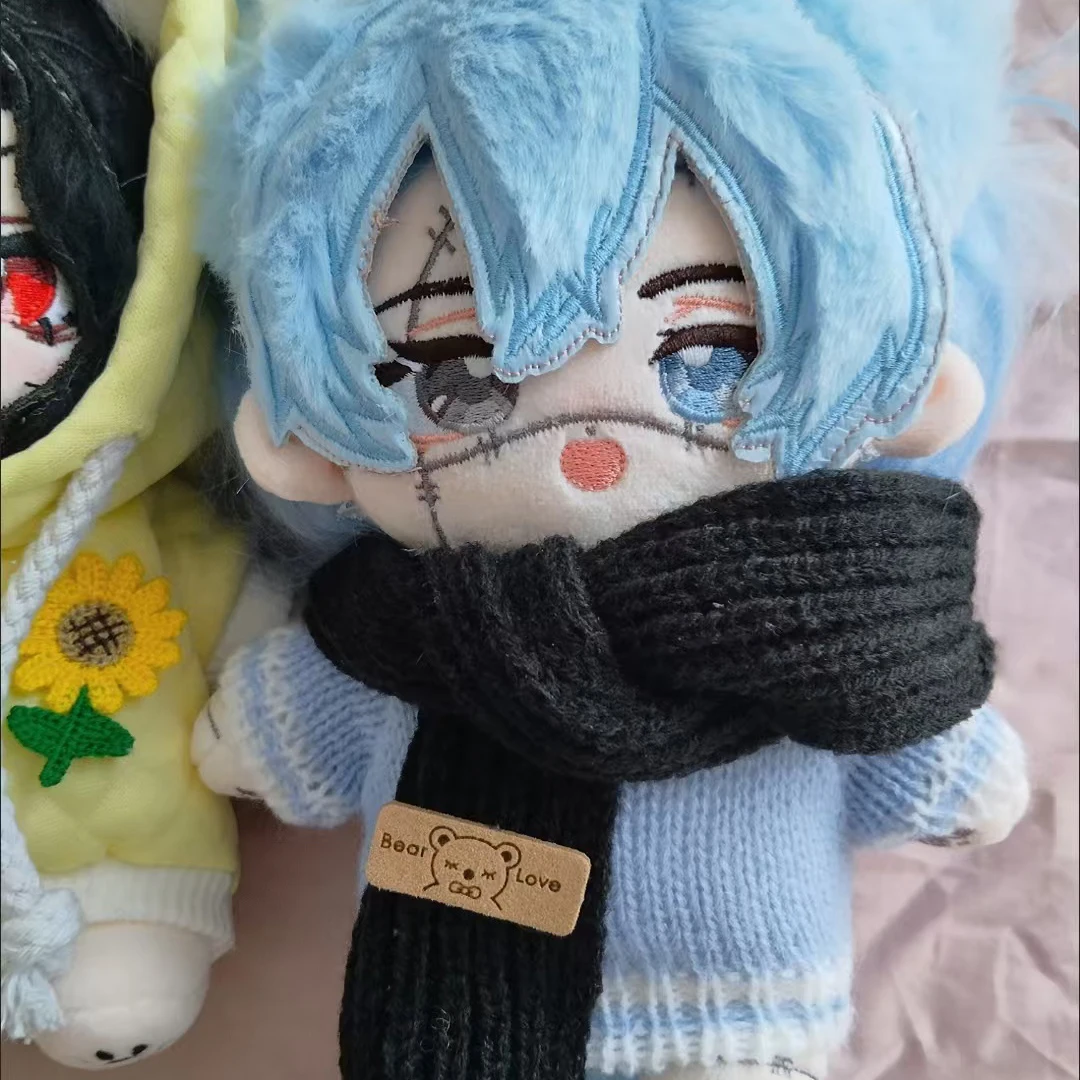 In Stock!! 20cm Dress-up Doll Anime Role Mahito Attributes Cosplay Soft Plush Doll Body Dress Up Stuffed Pillow Toys Xmas Gifts