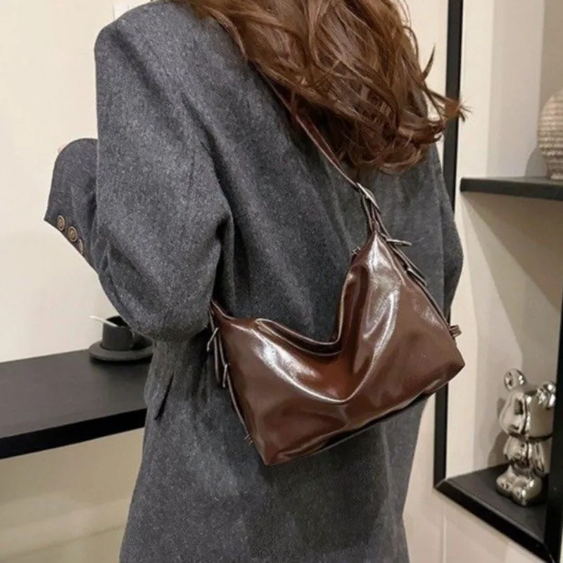 Minimalist Casual Clutch Convertible To Shoulder Bag With Large Capacity And Chic Styling Designed As A Women's Diaper Bag