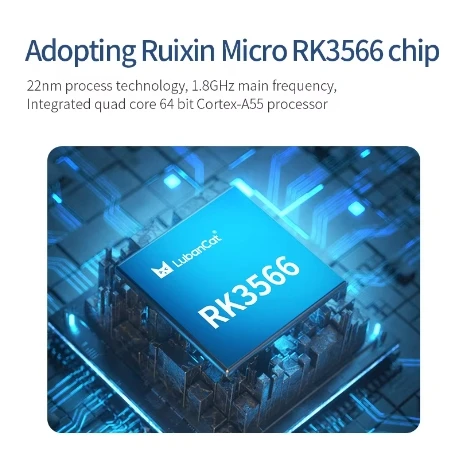 لوحة تطوير العجلات Luban Cat 1S ، ROS Wildfire ، روبوت أوبونتو ، لوح رئيسي متوافق مع Linux RK3566 ، توت العليق Pi 4b #5