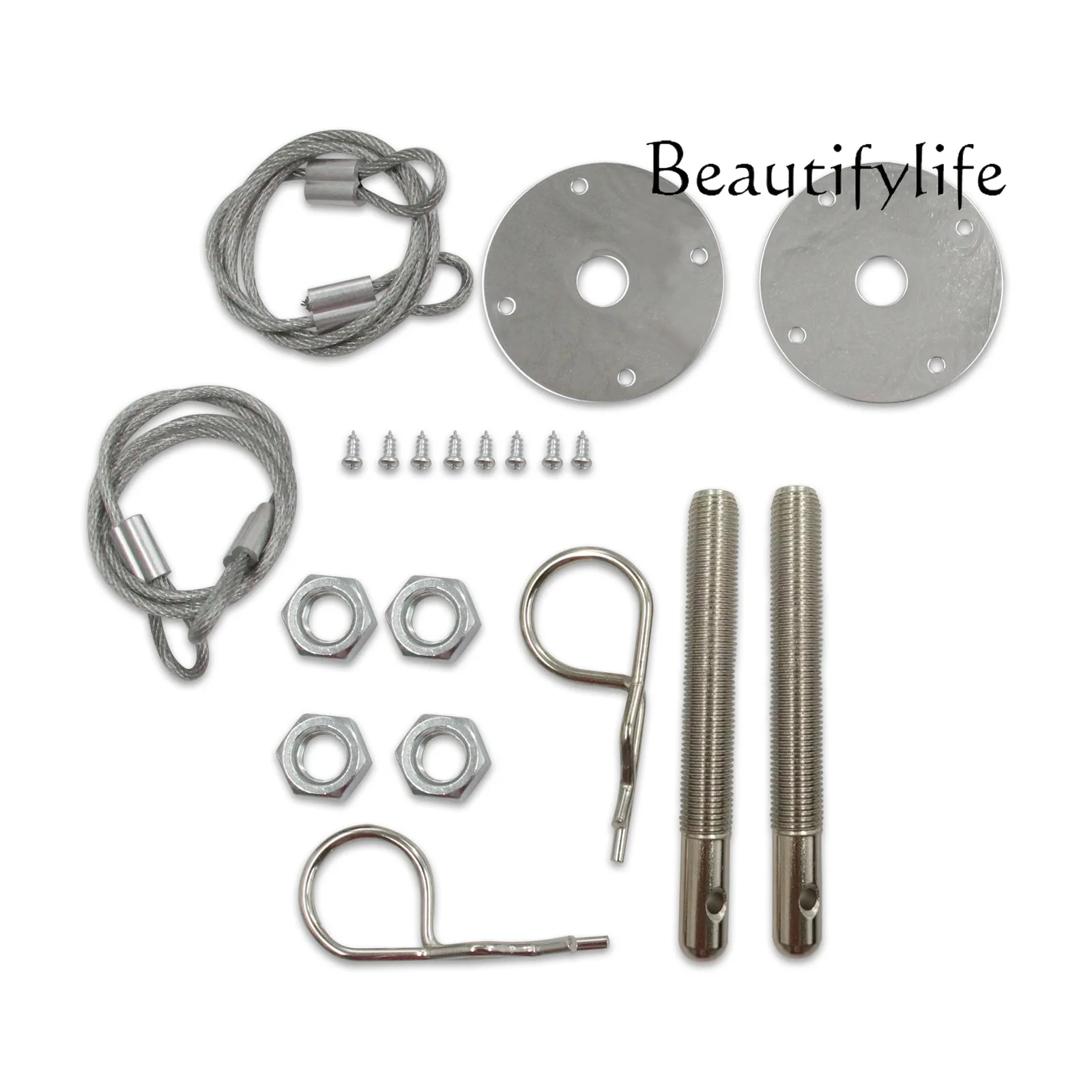 

Car modified pull-wire hood lock, modified hood lock, hood lock, pull-wire universal