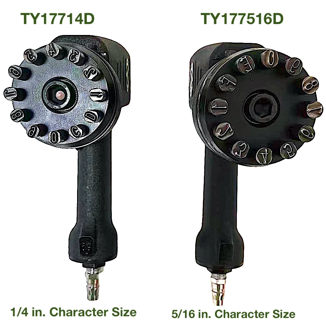 TY177516D Pneumatic Stamping hammer 5/16 in. (8mm)  Inspection Marking, Assembly Work, Riveting and Staking  Marking Tool