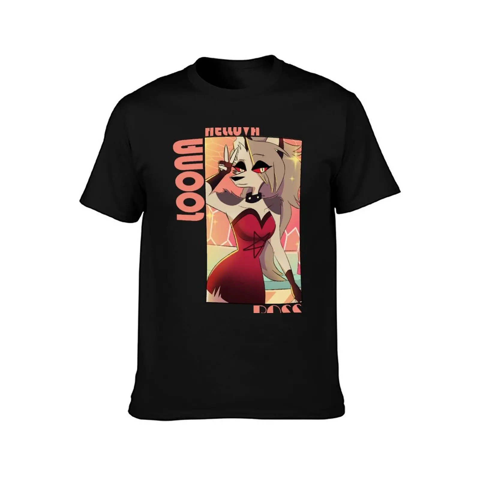 Helluva Boss Loona T-Shirt Soft Stretch Short Sleeve Top T-Shirt